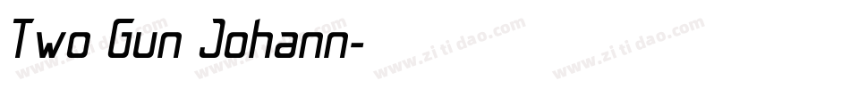 Two Gun Johann字体转换